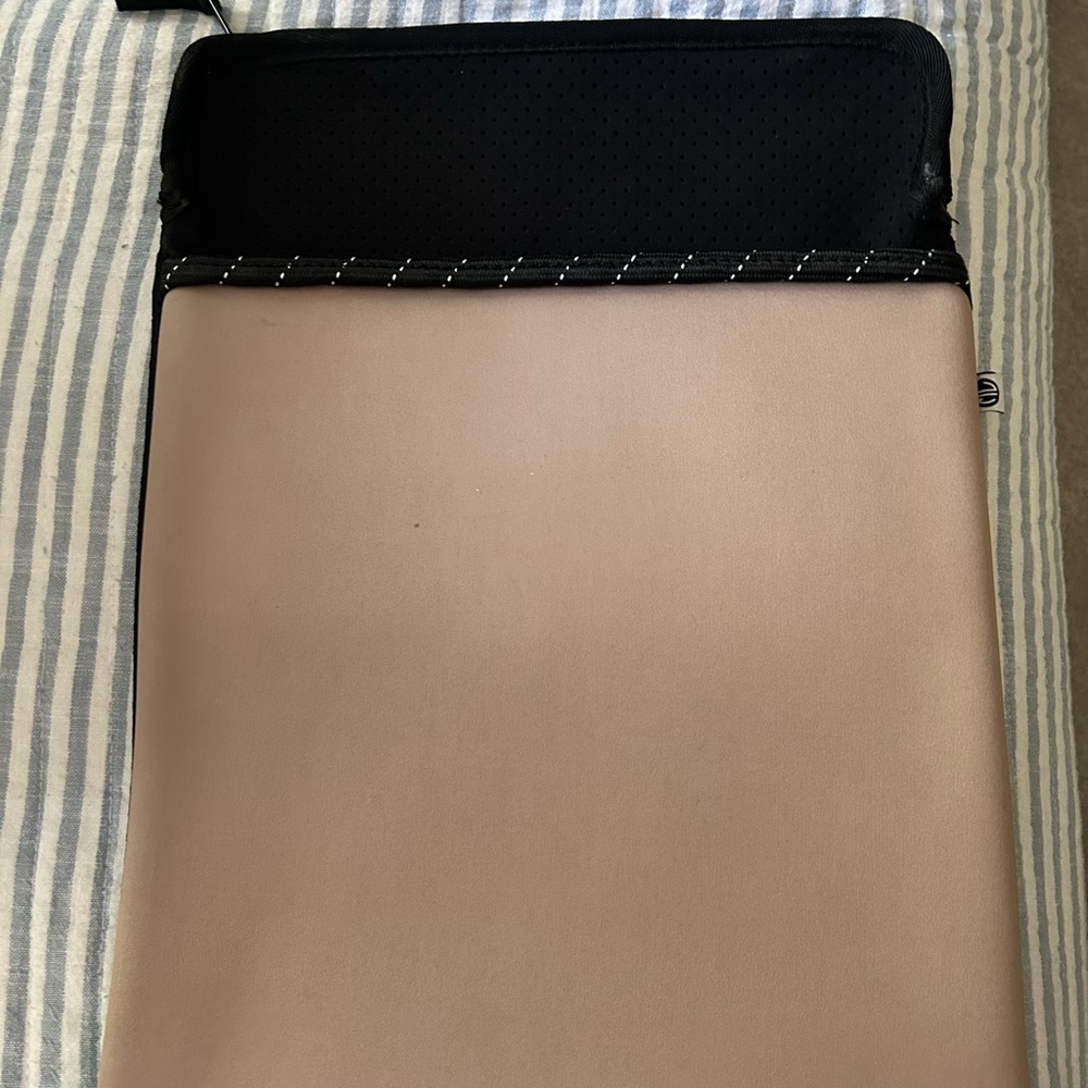 Stylish Tan and Black Women’s Neoprene Laptop Marley Lilly  Bag